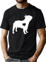 French Bulldog Art French Bulldog T-Shirt for Men & Women, T-Shirts Graphic Tee - Green