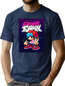 Friday Night Funkin Boyfriend Classic  For Fans For Men And Women Premium Heavyweight Cotton T-Shirt - Navy