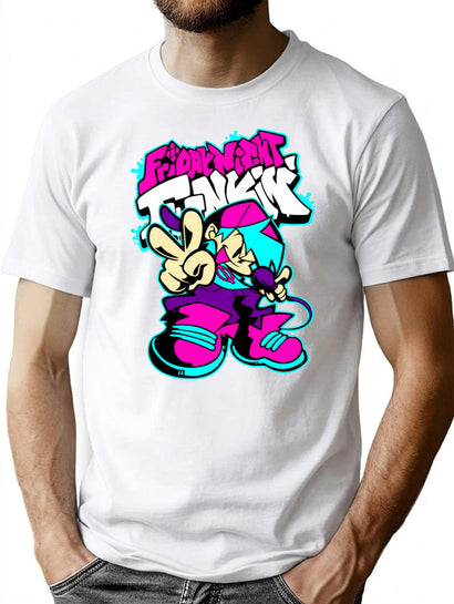 Friday Night Funkin Premium Heavyweight Cotton T-Shirt - Black
