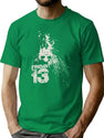 Friday The 13Th Splash Inspiration White T-Shirt for Men & Women, T-Shirts Graphic Tee - Green