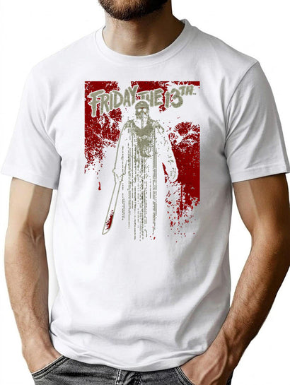 Friday The 13Th (2) T-Shirt for Men & Women, T-Shirts Graphic Tee - Black