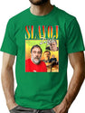 Friendship Meeting Philosopher Cultural Theorist Slavoj Zizek 90S Bootleg Rap Homage Leftist Philoso Bootleg Graphic T-Shirt - Green