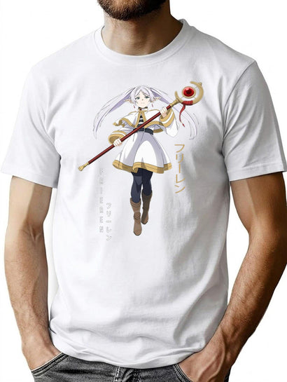 Frieren - Sousou No Frieren Premium Heavyweight Cotton T-Shirt - Black