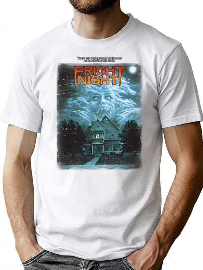 Fright Night T-Shirt for Men & Women, T-Shirts Graphic Tee - Black