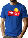 Fritolay Logo for Fans Premium Heavyweight Cotton T-Shirt - Blue