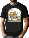 Frog And Toad Cute Ideas Gift T-Shirt for Men & Women, T-Shirts Graphic Tee - Black