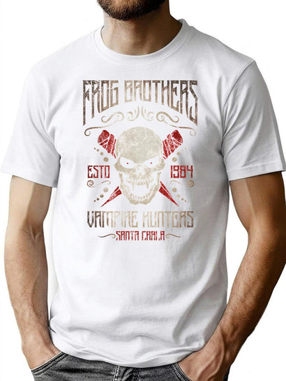 Frog Brothers Vampire Killers T-Shirt for Men & Women, T-Shirts Graphic Tee - Black