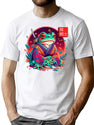 Frog Warrior T-Shirt for Men & Women, T-Shirts Graphic Tee - White