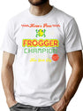 Frogger Champion '98 Nyc Worn T-Shirt for Men & Women, T-Shirts Graphic Tee - White