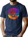 Full Colour Imagine-Dragons Premium Heavyweight Cotton T-Shirt - Navy