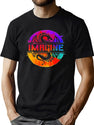 Full Colour Imagine-Dragons Black T-Shirt - Green