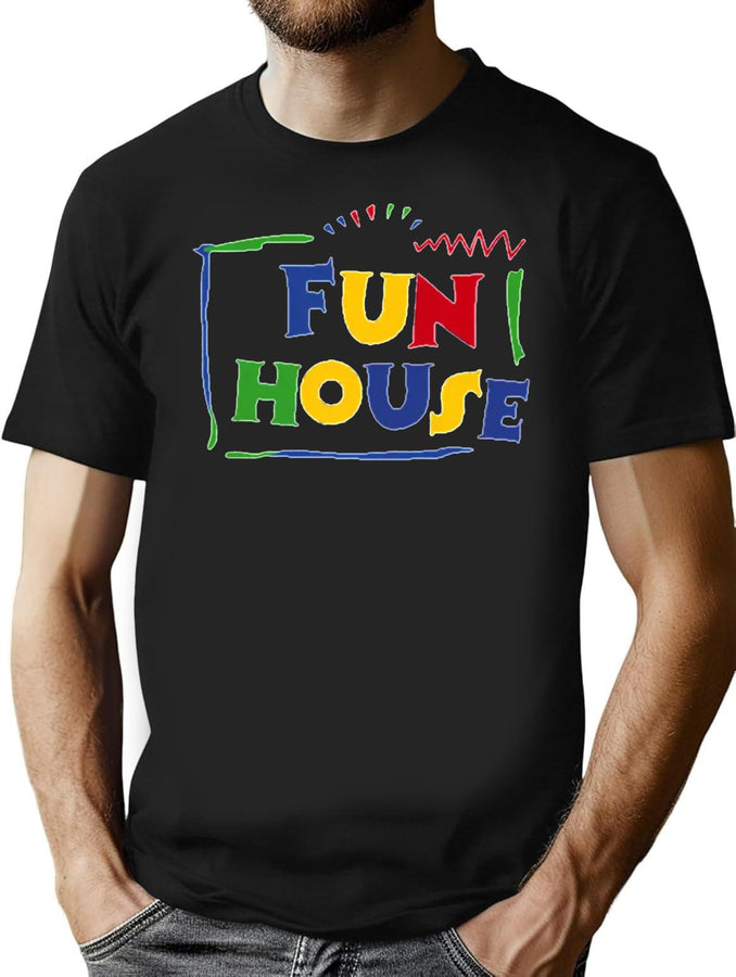 Fun House Premium Heavyweight Cotton T-Shirt - Black