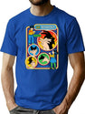 Fun With Shadows T-Shirt for Men & Women, T-Shirts Graphic Tee - Blue