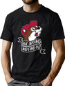 Funny BUC Around and Find Out Black T-Shirt - Green