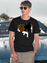 Funny Beagle Saying For Beagle Lovers T-Shirt for Men & Women, T-Shirts Graphic Tee - Navy
