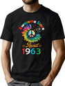 Funny Birthday Quote Awesome Since April 1963 Retro Birthday T-Shirt for Men & Women, T-Shirts Graphic Tee - Green