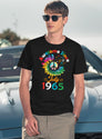 Funny Birthday Quote Awesome Since July 1965 Retro Birthday T-Shirt for Men & Women, T-Shirts Graphic Tee - Navy