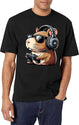 Funny Capybara Rodent Video Games T-Shirt for Men & Women, T-Shirts Graphic Tee - White