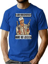 Funny Design - I Am Completely Out Of Ammo T-Shirt for Men & Women, T-Shirts Graphic Tee - Blue