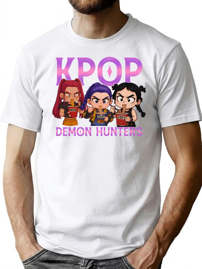 Funny Film Cartoon Vintage Style T-Shirt for Men & Women, T-Shirts Graphic Tee - Black