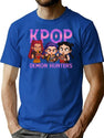 Funny Film Cartoon Vintage Style T-Shirt for Men & Women, T-Shirts Graphic Tee - Blue