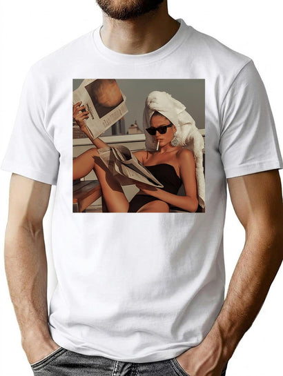 Funny Gifts For Cindy Crawford Cool Graphic Gifts T-Shirt for Men & Women, T-Shirts Graphic Tee - Black