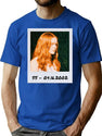 Funny Gifts For Sadie Sink Retro Vintage T-Shirt for Men & Women, T-Shirts Graphic Tee - Blue