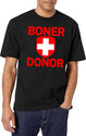 Funny Hubie Halloween Mom Boner Doner Black T-Shirt - White
