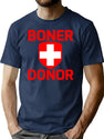 Funny Hubie Halloween Mom Boner Doner T-Shirt for Men & Women, T-Shirts Graphic Tee - Navy