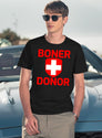 Funny Hubie Halloween Mom Boner Doner Black T-Shirt - Navy