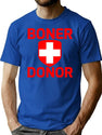 Funny Hubie Halloween Mom Boner Doner T-Shirt for Men & Women, T-Shirts Graphic Tee - Blue