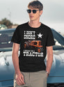 Funny I Don'T Snore I Dream I'M A Tractor Farm Life T-Shirt for Men & Women, T-Shirts Graphic Tee - Navy