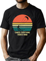 Funny Kiteboarding Cancel Everything There'S Wind T-Shirt for Men & Women, T-Shirts Graphic Tee - Green