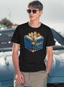 Funny Letters. T-Shirt for Men & Women, T-Shirts Graphic Tee - Navy