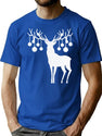 Funny Matching Family Vintage Reindeer Gift T-Shirt for Men & Women, T-Shirts Graphic Tee - Blue