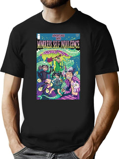 Funny Men Msi Comic Classic Fan T-Shirt for Men & Women, T-Shirts Graphic Tee - Black