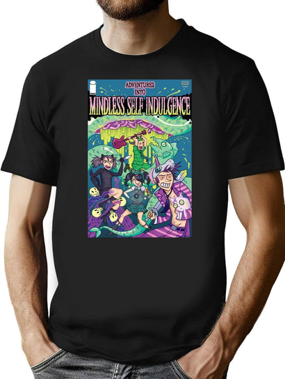 Funny Men Msi Comic Classic Fan T-Shirt for Men & Women, T-Shirts Graphic Tee - Black