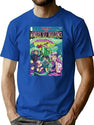 Funny Men Msi Comic Classic Fan Premium Heavyweight Cotton T-Shirt - Blue