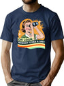 Funny Nobody Gives A Sht Humor T-Shirt for Men & Women, T-Shirts Graphic Tee - Navy