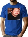 Funny Punktify Sal Vulcano Meme Premium Heavyweight Cotton T-Shirt - Blue