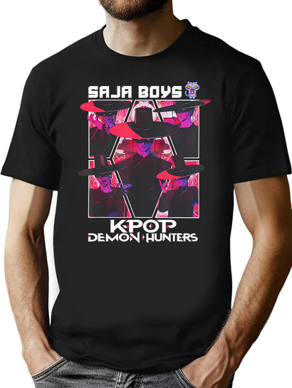 Funny Team Retro Vintage 90S T-Shirt for Men & Women, T-Shirts Graphic Tee - Black