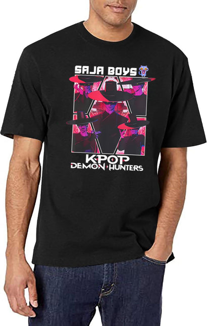 Funny Team Retro Vintage 90S T-Shirt for Men & Women, T-Shirts Graphic Tee - Black