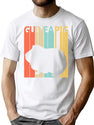 Funny Vintage Guinea Pig T-Shirt for Men & Women, T-Shirts Graphic Tee - White