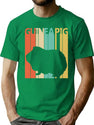 Funny Vintage Guinea Pig T-Shirt for Men & Women, T-Shirts Graphic Tee - Green
