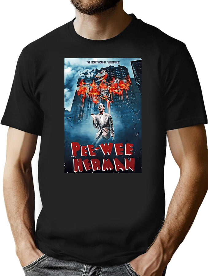 Funny Vintage Movie 80S T-Shirt for Men & Women, T-Shirts Graphic Tee - Black