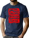 Funny Yelling Gamer Gaming Cute Online Pc Video Game Lover T-Shirt for Men & Women, T-Shirts Graphic Tee - Navy