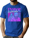 Fyodor Dostoevsky 90S Bootleg Bootleg Graphic T-Shirt - Blue