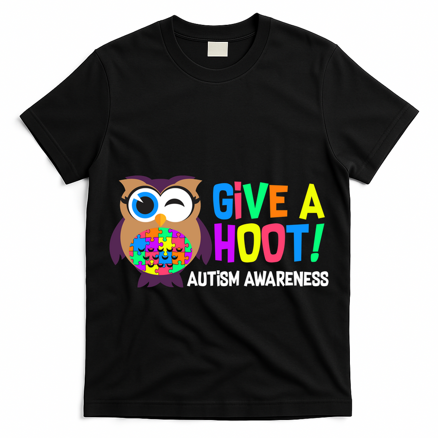 Give A Hoot Autism Awareness T-Shirt