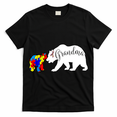 Grandma Bear Autism Awareness T-Shirt