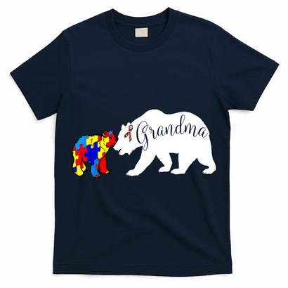 Grandma Bear Autism Awareness T-Shirt